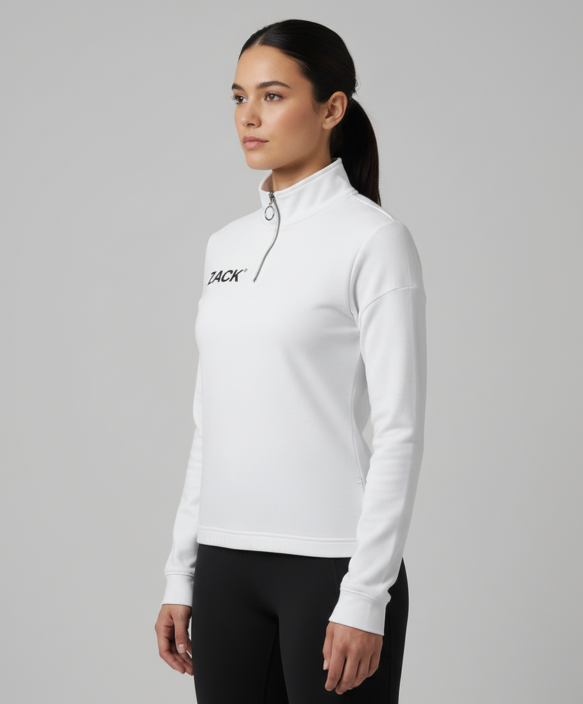 ZACK ® Women's Cropped ¼ Sweatshirt