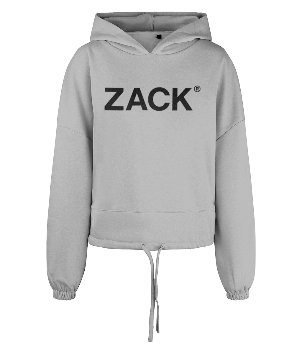 Zack ® Women's Cropped Oversized Hoodie