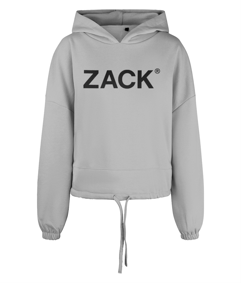 Zack ® Women's Cropped Oversized Hoodie